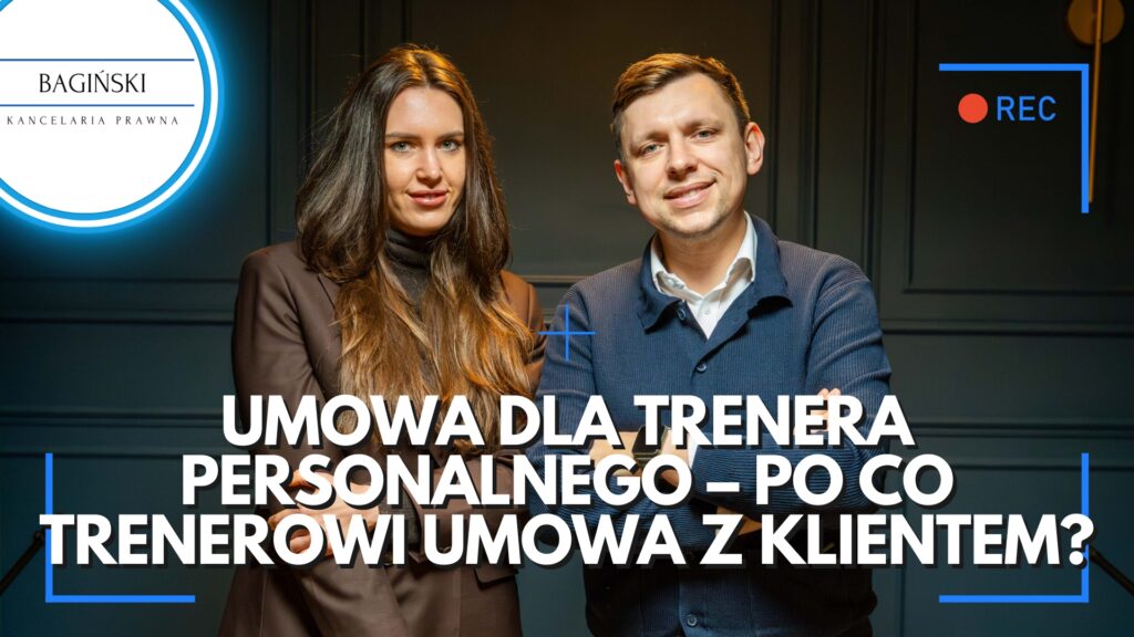 Dlaczego trener personalny powinien mieć umowę z klientem? Nowy odcinek podcastu!