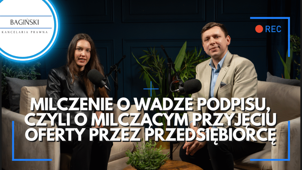Czy brak odpowiedzi na maila to zawarcie umowy? Milczące przyjęcie oferty przez przedsiębiorcę.